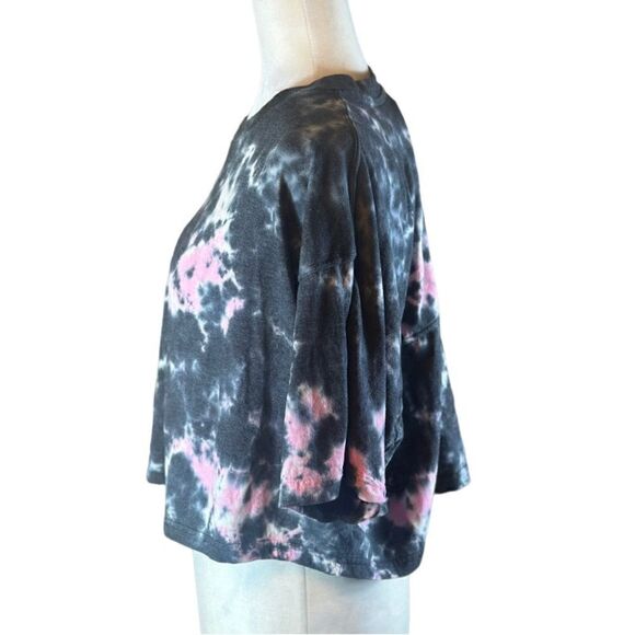 Noize Pink and Gray LIA Cropped Recycled Top Size Large 📦 - Picture 5 of 11